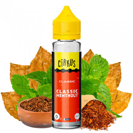 e liquide classic menthol shortfill format cirkus authentic vdlv 50ml.jpg e liquide classic menthol shortfill format cirkus authentic vdlv 50ml.jpg